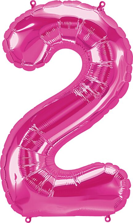 Number 2 Pink 34"