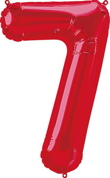 Number 7 Red 34"