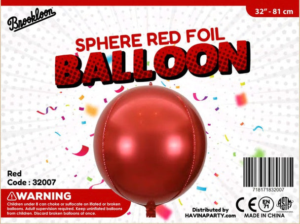 Sphere Red 32"