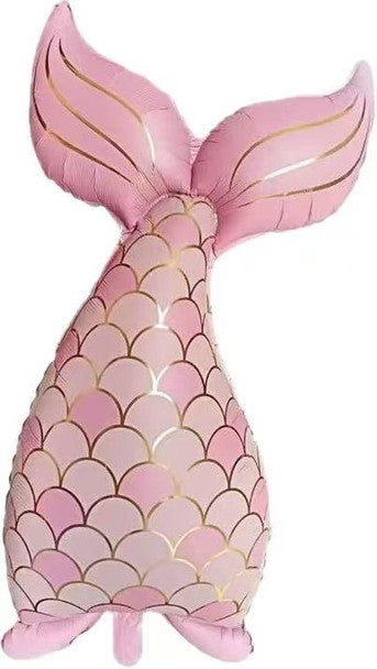Mermaid Tail Foil Balloon Pink