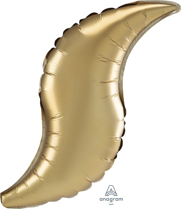 Foil Curve, Gold Sateen 28"