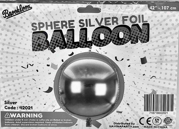 Sphere Silver 42"