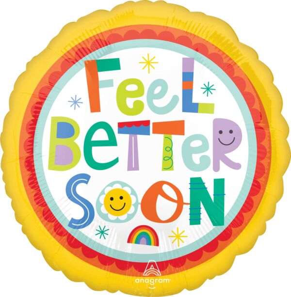 Feel Better Soon Foil Balloon