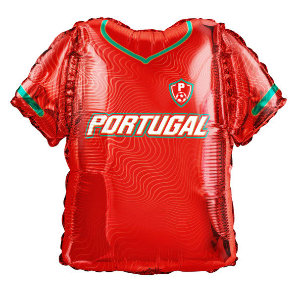 Soccer Jersey Portugal Foil Balloon