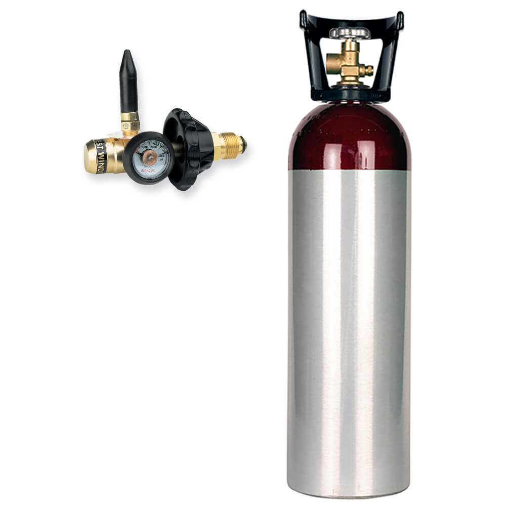 55 Alum Cylinder Combo+ (Helium+Rgltr)