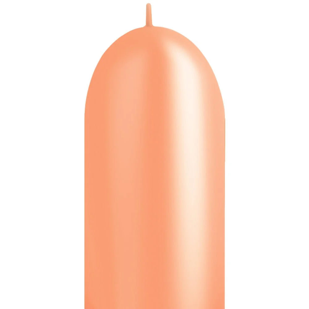 Sempertex 660s Neon Orange Link-O-Loon Latex Balloon
