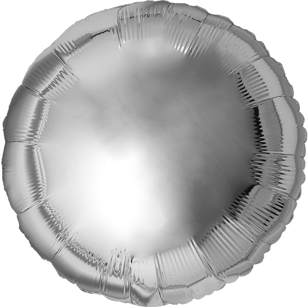 Giant Round Silver Foil Balloon