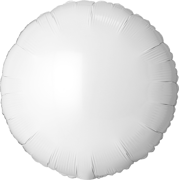 Giant Round White Foil Balloon