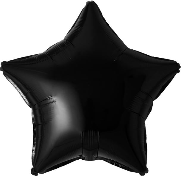 Giant Star Black Foil Balloon