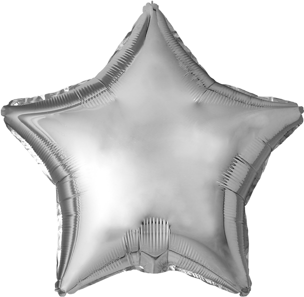 Giant Star Silver Foil Balloon