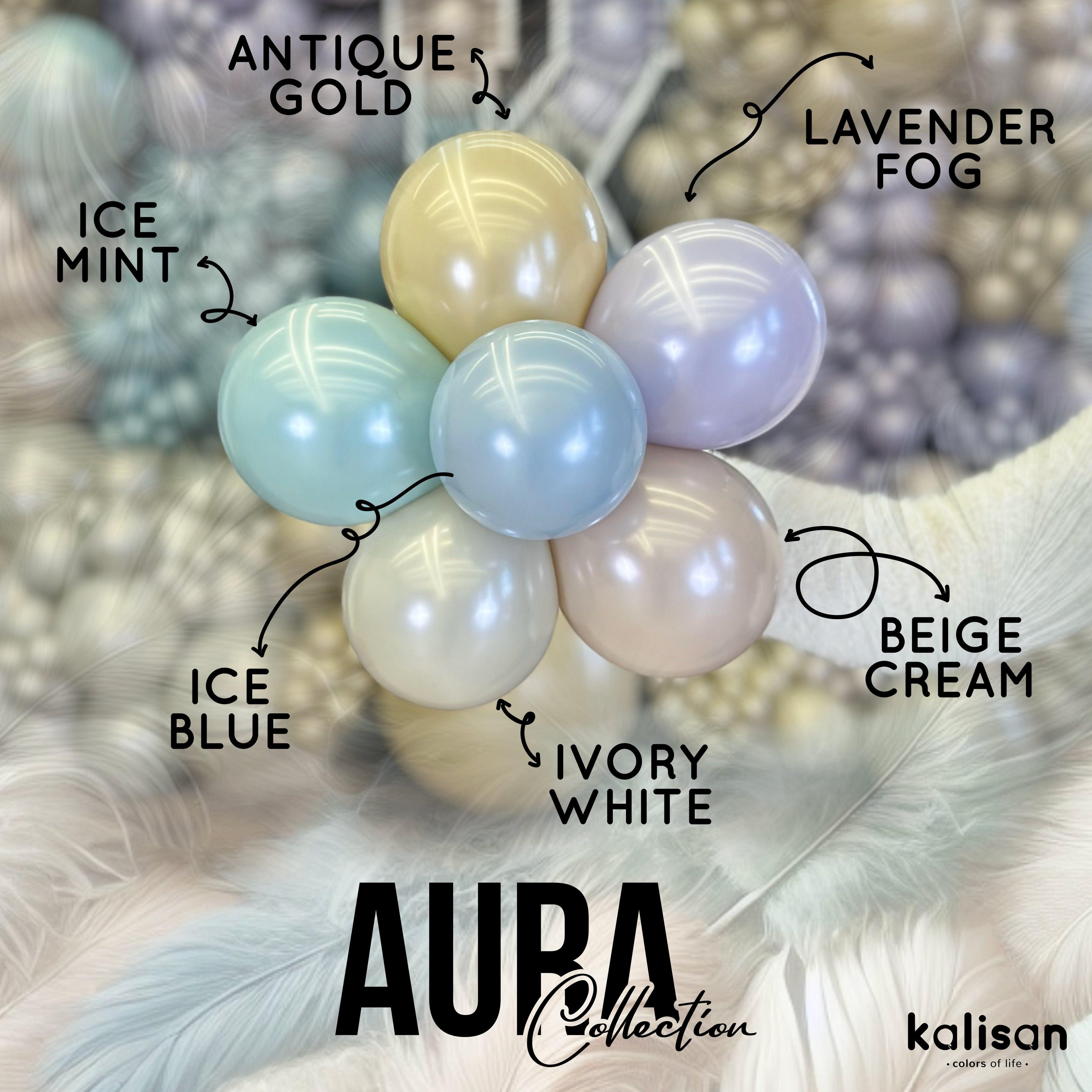 Kalisan Aura Lavender Fog Balloons – Textured Lavender in All Sizes