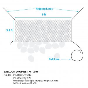 Balloon Net Prestrung™ – 7′ x 9′