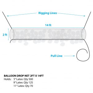 Boss 125 Balloon Drop 14' x 2'