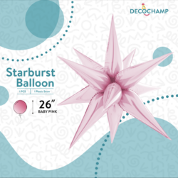 Starburst Decochamp Baby Pink