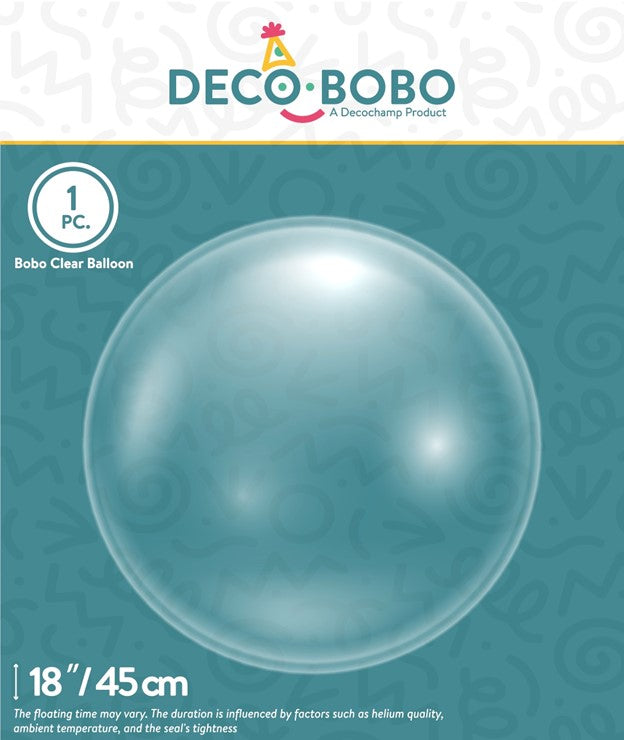 DECOBobo  Bubble Clear 10" - 50"