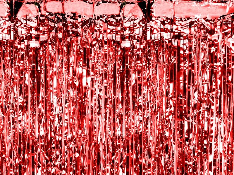 Curtain, Foil Red