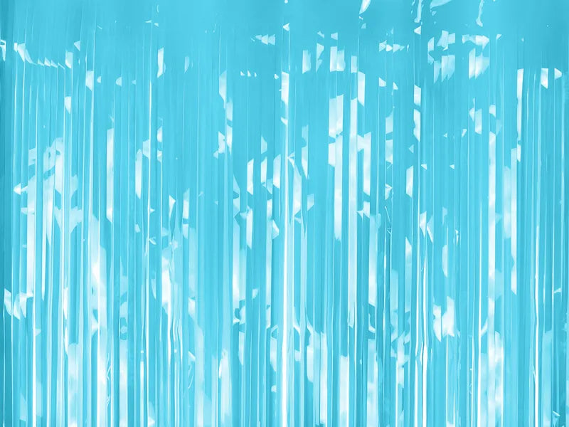 Curtain, Foil Light Sky Blue
