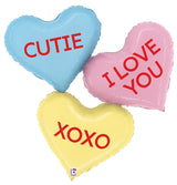 Conversation Hearts Love Messages 37"