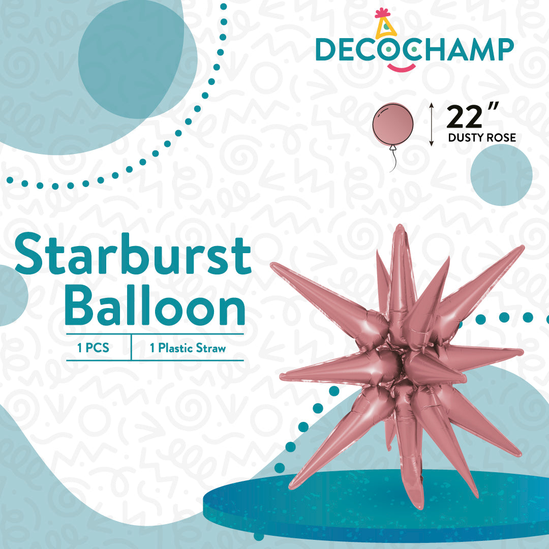 Starburst Decochamp Dusty Rose