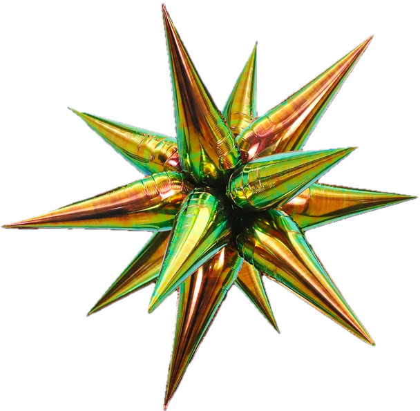 Exploding Star Dark Iridescent 26"