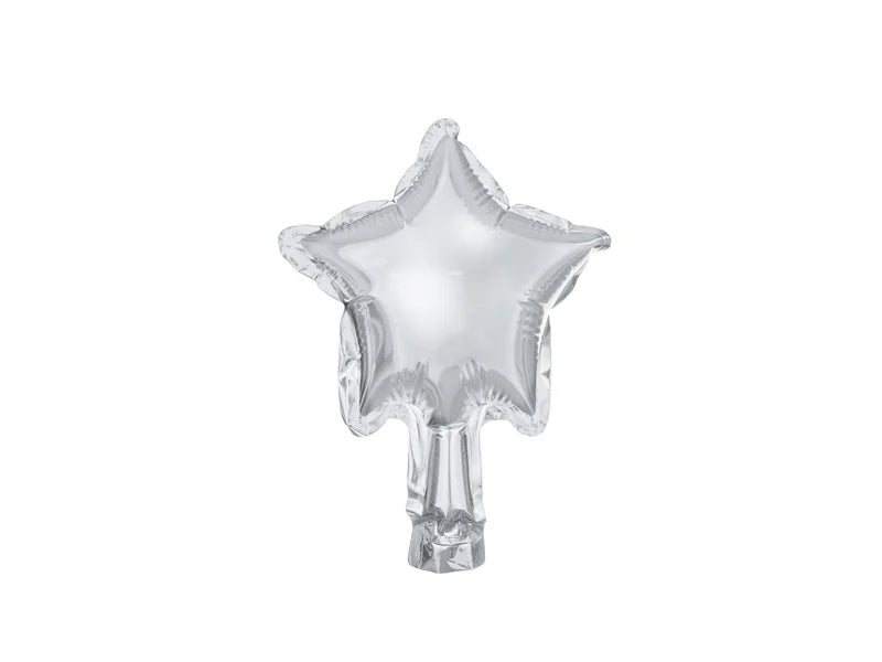 Star Balloon, Silver 5"