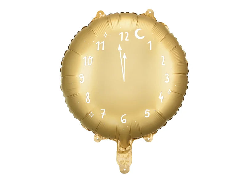 Clock Balloon, Gold