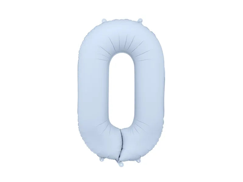 Number 0 Misty Blue 40"