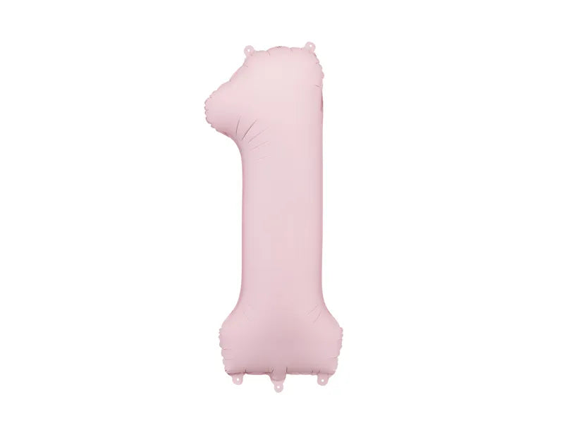 Number 1 Light Pink 40"