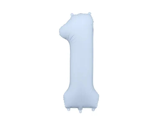 Number 1 Misty Blue 40"
