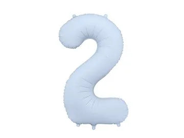 Number 2 Misty Blue 40"