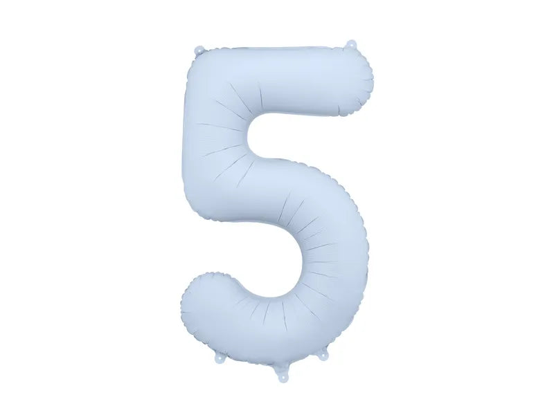 Number 5 Misty Blue 40"