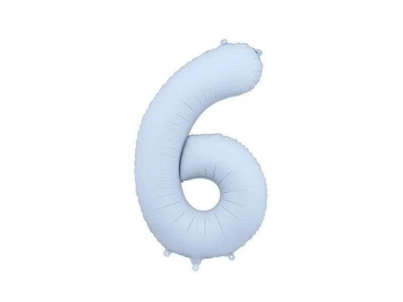 Number 6 Misty Blue 40"