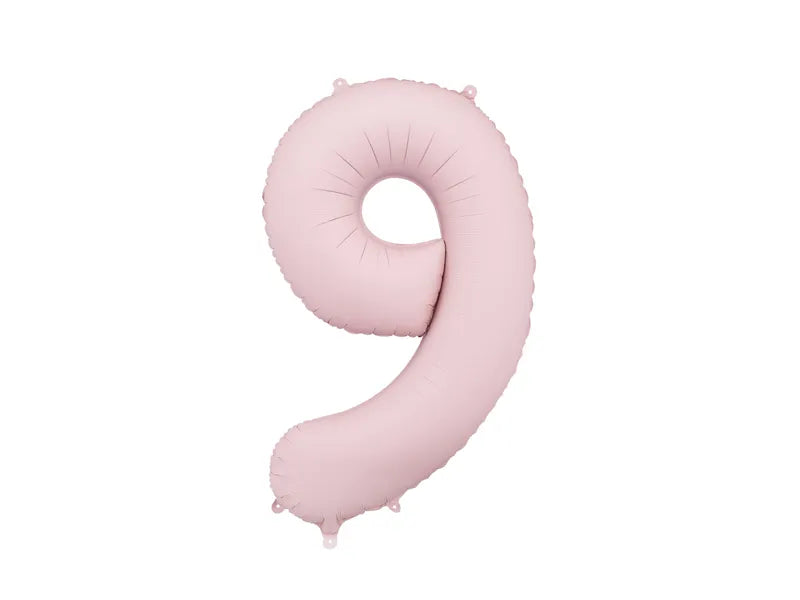 Number 9 Light Pink 40"