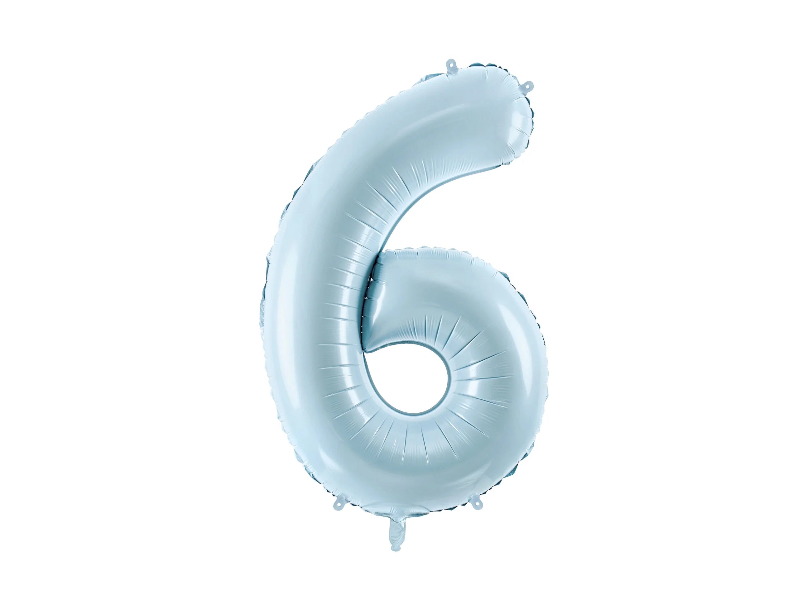 Number 6 Blue 32"