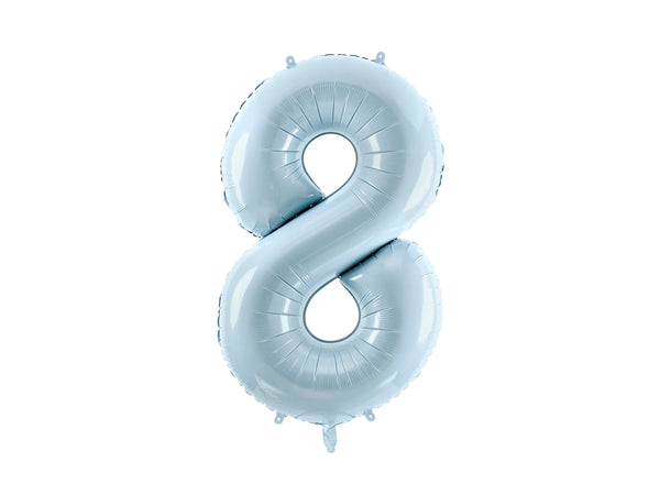 Number 8 Blue 32"