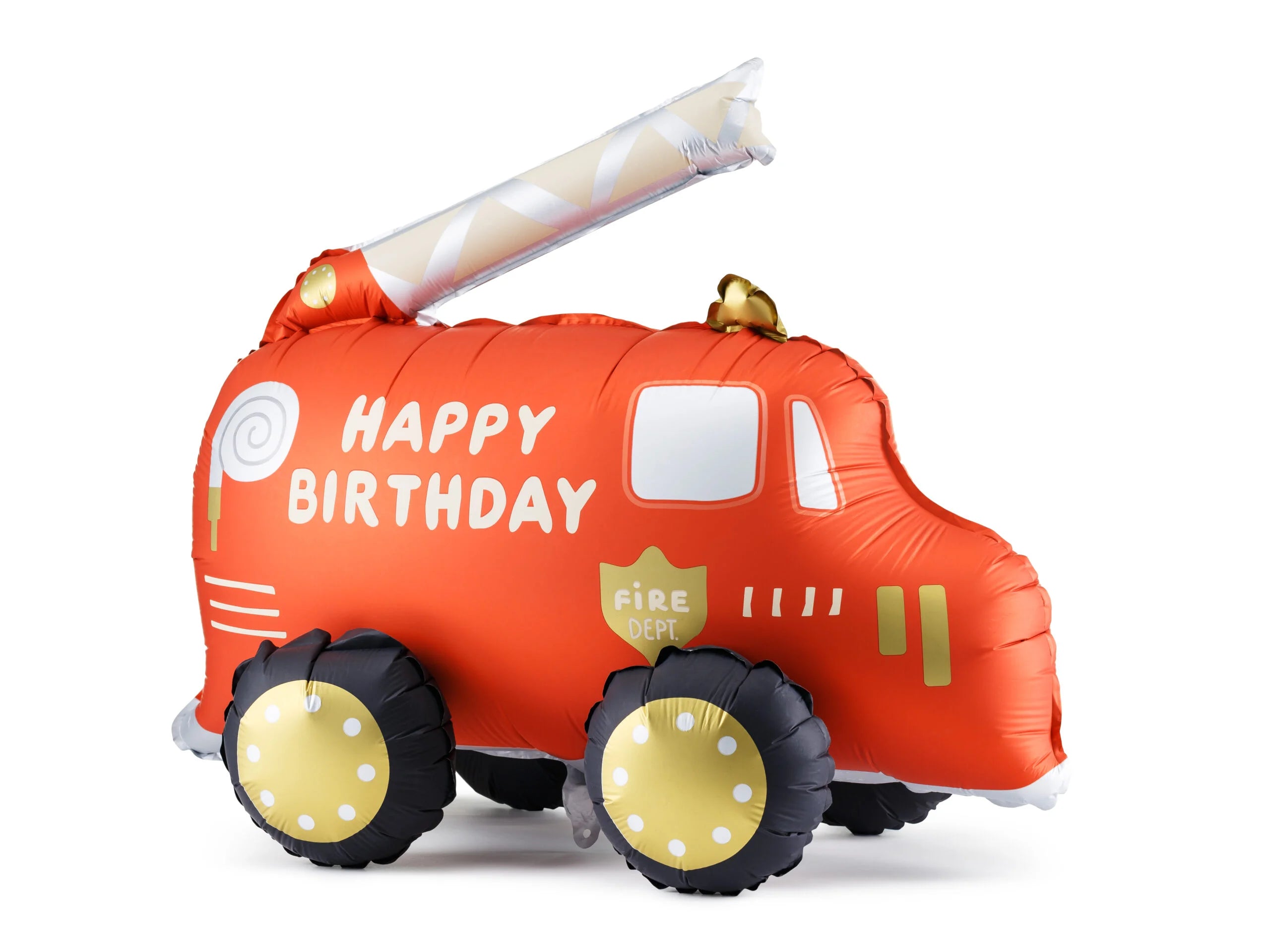 Fire Truck Foil Balloon 30"