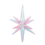 Star 3D Foil Balloon Star Iridescent 31"