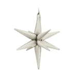 Star 3D Foil Balloon Star Beige 28"