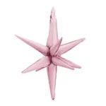 Star 3D Foil Light Pink 31"