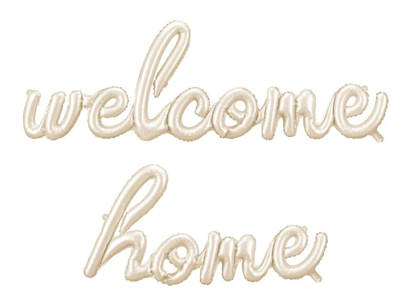 Welcome Home Banner Foil Balloon