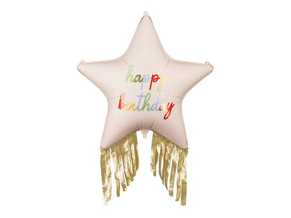 Birthday Star With Fringe
