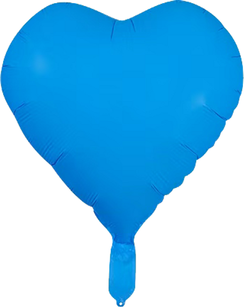 HEART Neon Blue, 18"