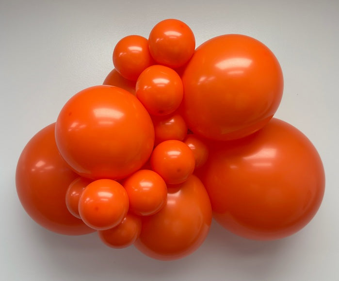 Kalisan Flame Orange Latex Balloon