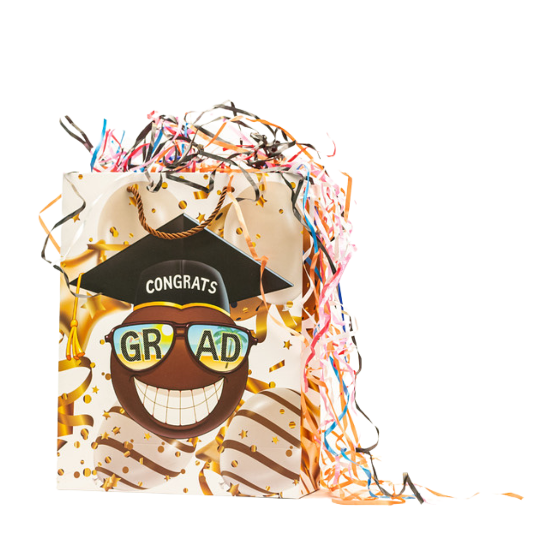 Melanin Graduation Gift Bag - Male Grad