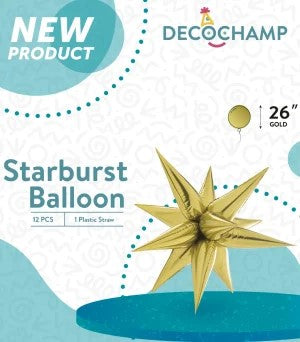 Starburst Decochamp Gold