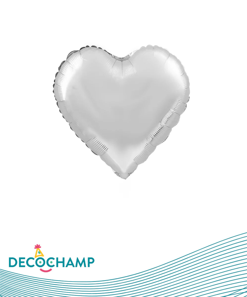 DecoHeart 24″ Silver