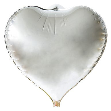Heart Balloon 22" 3D Silver