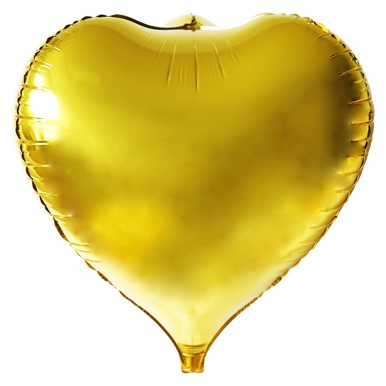 Heart Balloon 22" 3D Gold