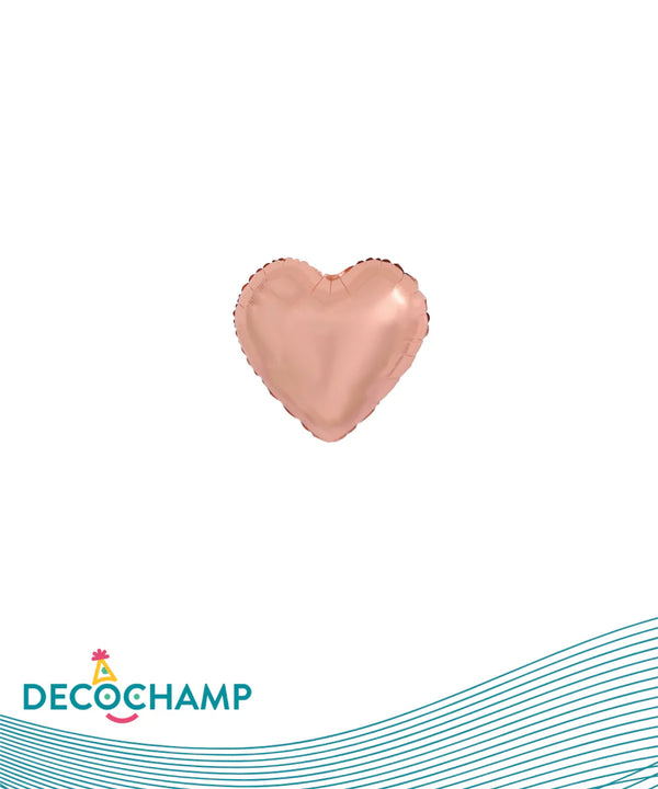 DecoHeart 4″ Rose Gold