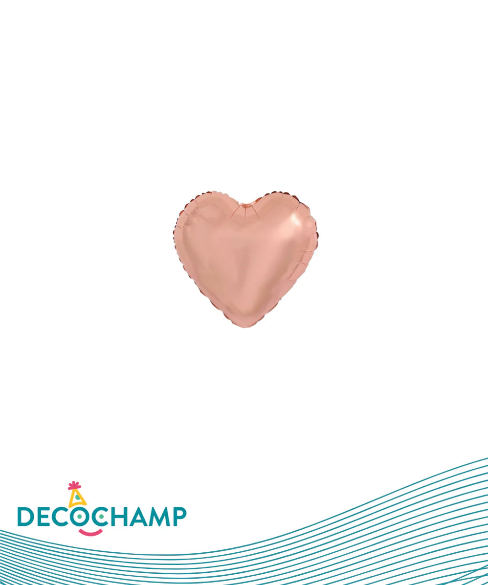 DecoHeart 4″ Rose Gold